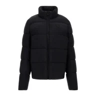 Kurtki damskie - Damska Kurtka ocieplana GUESS CLAUDIA LIGHT PUFFER JACKET V3BL13WFUD0-JBLK – Czarny - miniaturka - grafika 1