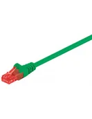 Kable miedziane - Goobay siatka kabel sieciowy (2 X RJ45, Cat6 UTP 2 m) Zielony 4040849684005 - miniaturka - grafika 1