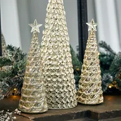 Oświetlenie świąteczne - Drzewko dekoracyjne, zestaw 2 szt. Glitter - miniaturka - grafika 1