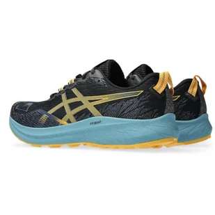 Buty do biegania Asics Fuji Lite 4 M 1011B698 (kolor Czarny. Niebieski. Żółty, rozmiar 43 1/2) - Buty sportowe męskie - miniaturka - grafika 2