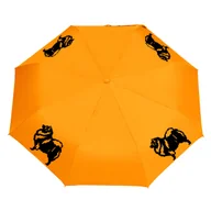 Parasole - Parasol z Psami Parasolka Szpic Składana, Lekka, Wiatroodporna Pomarańczowy - miniaturka - grafika 1