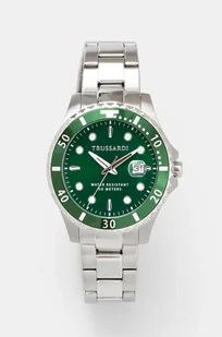 Zegarek Trussardi zegarek męski kolor srebrny R2453169004 - Zegarki męskie - miniaturka - grafika 1