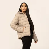 Kurtki damskie - Damska kurtka puchowa pikowana OUTHORN OTHAW22TDJAF011 - miniaturka - grafika 1