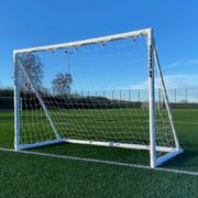 Piłka nożna - Bramka do piłki nożnej QuickPlay Q-FOLD Goal 244 x 150 cm biały/czarny - miniaturka - grafika 1