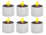 Lampiony i znicze - Znicz Wkład Led Elektryczny Solarny Ruchomy 6 Szt. - miniaturka - grafika 1