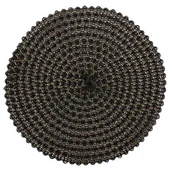 Obrusy i serwetki - Podkładka VIENNA śr. 38 cm czarno-złoty - miniaturka - grafika 1