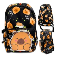 Plecaki szkolne i tornistry - Plecak Kapibara Do Szkoły Szkolny Miejski Podróżny Pojemny Kapibarka - miniaturka - grafika 1