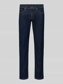 Spodnie męskie - Jeansy o kroju tapered fit z 5 kieszeniami model ‘Lyon’ - miniaturka - grafika 1