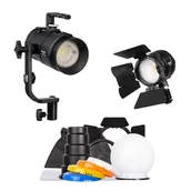 Lampy studyjne - Zestaw Fomei LED MINI 15W + LED MINI 30W + modifikatory za 50 zł - miniaturka - grafika 1