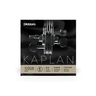 Akcesoria do instrumentów smyczkowych - D'Addario 4/4 Kaplan E Gold Ball End Medium - miniaturka - grafika 1