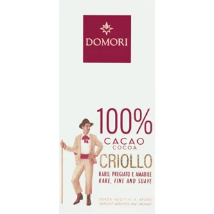 Domori tabliczka kakaowa Criollo Blend 100% 50g - Czekolada - miniaturka - grafika 1