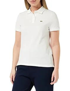Lacoste Damska koszulka polo, Blanc, 38 PL - Koszulki i topy damskie - miniaturka - grafika 1