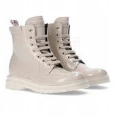 Kozaki damskie - Buty Tommy Hilfiger Lace Up Bootie W T4A5-33030-1453500-500 38 - miniaturka - grafika 1