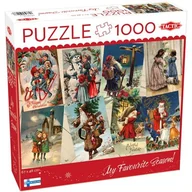 Puzzle - Puzzle 1000 Vintage Christmas Cards Tactic - miniaturka - grafika 1