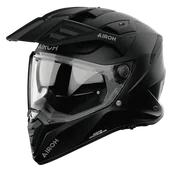 Kaski motocyklowe - Kask Adventure Airoh Bandit Czarny MatowyXL - miniaturka - grafika 1