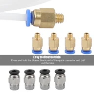 Filamenty i akcesoria do drukarek 3D - PTFE PTEE Tube, PC4-M6 Quick Fitting, PC4-M10 Straight Pneumatic Fitting Push to Connect, Akcesoria do drukarek 3D, 1.75mm PLA ABS 3D printers Accessories - miniaturka - grafika 1