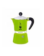 Zaparzacze i kawiarki - Kawiarka BIALETTI Rainbow Espresso Maker (kolor zielony) - miniaturka - grafika 1