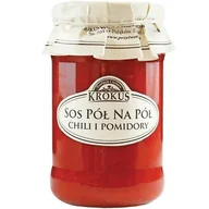 Sosy w słoikach - Krokus Sos pół na pół chili i pomidory 340g 5906732624468 - miniaturka - grafika 1