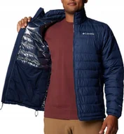 Kurtki męskie - Kurtka męska Columbia Columbia Powder Lite II Jacket 2086964464 Granatowe M - miniaturka - grafika 1