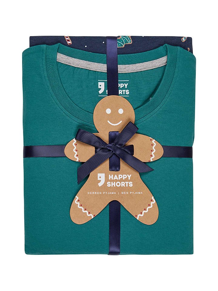 Happy Shorts Piżama w kolorze granatowo-morskim