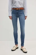 Spodnie damskie - Tommy Hilfiger jeansy damskie kolor niebieski WW0WW42189 - miniaturka - grafika 1