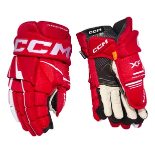 Rękawice hokejowe CCM Tacks XF Red/White Senior 13 cali - Hokej - miniaturka - grafika 1