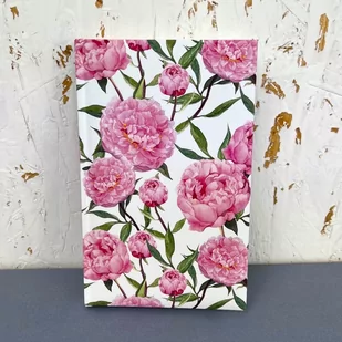 Notes A5 Soft Touch Peonie - Bee-bee - Notesy i bloczki - miniaturka - grafika 1