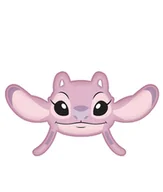 Kołdry i poduszki dla dzieci - Poduszka kształtka 31x41 Lilo and Stitch różowa przytulanka - miniaturka - grafika 1