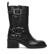 Botki damskie - Botki G-Star Raw EO-CANSU-4771-25 Czarny - miniaturka - grafika 1