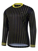 Koszulki sportowe męskie - Protective Koszulka kolarska "Varsity" w kolorze antracytowym - miniaturka - grafika 1