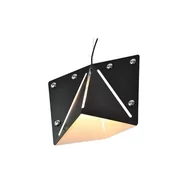 Lampy sufitowe - mcodo MCODO ::  Designerska modna lampa wisząca KIRIGAMI  black-white Super Nowość LA047/P  bl-wh - miniaturka - grafika 1