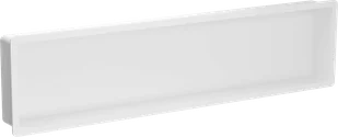 Mexen X-Wall-K półka wnękowa z konglomeratu 122,7 x 30,7 cm, biała - 1900123010 - Półki łazienkowe - miniaturka - grafika 1