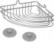 Półki łazienkowe - Metaltex Regał narożny Regał Easy Fix Artic 402708141 - miniaturka - grafika 1