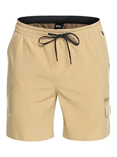 Quiksilver Męskie szorty kąpielowe dla płazów, brązowe, M - Spodenki damskie - miniaturka - grafika 1