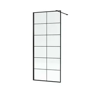 Kabiny prysznicowe - Kabina prysznicowa 80 x 200 cm Walk in Frame Wellneo - miniaturka - grafika 1
