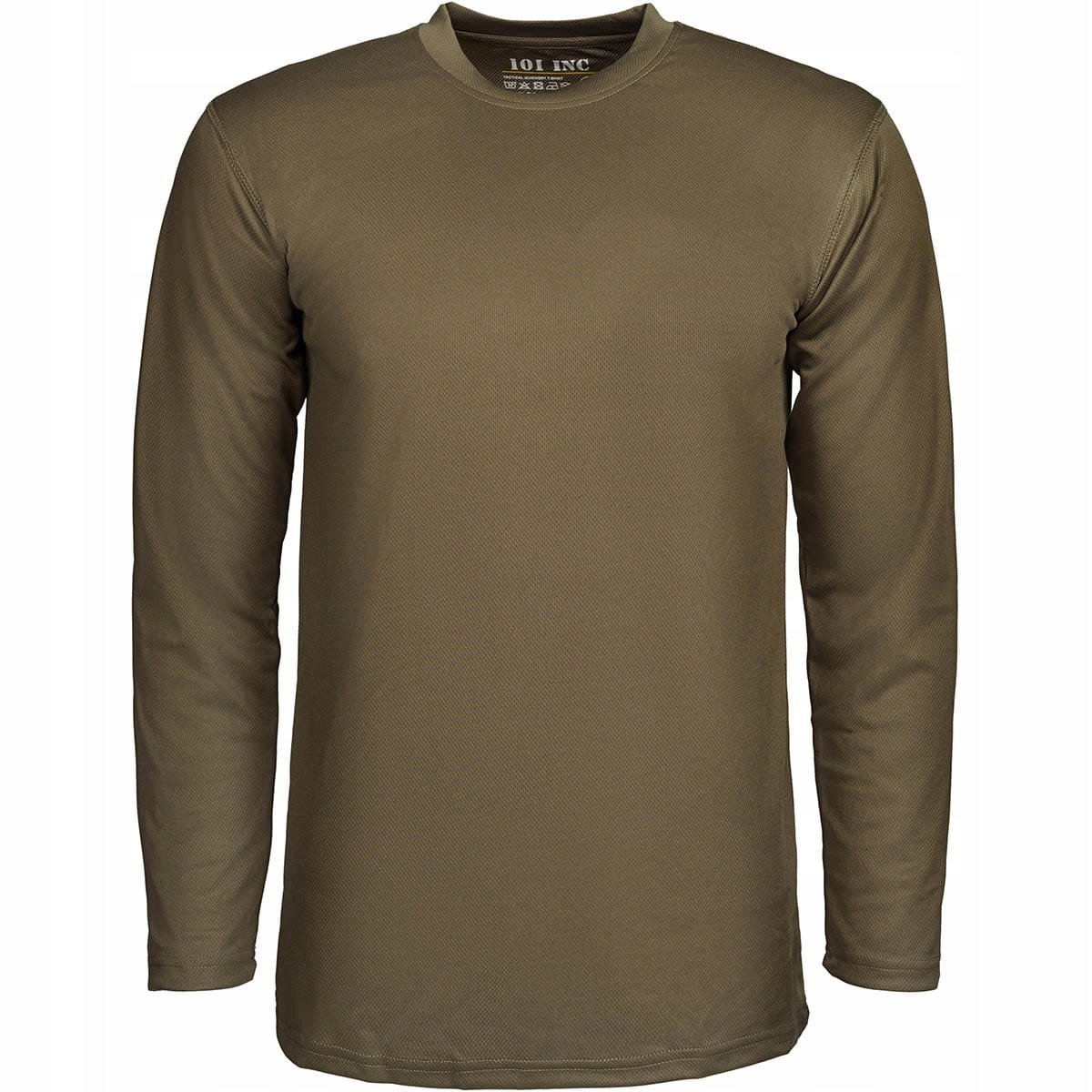 Koszulka Termoaktywna Męska Długi Rękaw 101Inc Tactical Quickdry Olive L