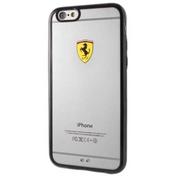 Etui i futerały do telefonów - Ferrari Hardcase FEHCP6LBK iPhone 6/6S Plus racing sield transparent black - miniaturka - grafika 1