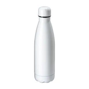 Butelka termiczna ze stali nierdzewnej Dr.Bacty Atena 500 ml - Biała - Butelki termiczne - miniaturka - grafika 1
