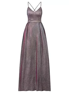 ApartFashion Sukienka damska, Fioletowo-złoty, 40 - Sukienki - miniaturka - grafika 1