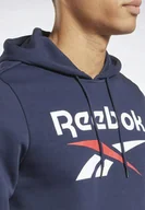 Bluzy męskie - Reebok bluza męska RI BL FLAACE granatowy r.1X/16W plus size - miniaturka - grafika 1
