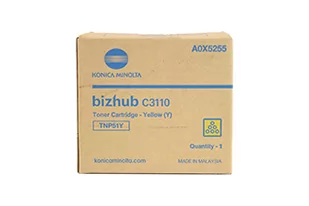 Konica Minolta Toner Minolta TNP 51 do Bizhub C3110 | 5000 str | yellow A0X5255 - Bębny do drukarek - miniaturka - grafika 2