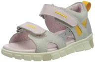 Buty dla dziewczynek - ECCO Dziewczęce sandały Mini Stride Flat, Szary Multicolor Concrete, 21 EU - miniaturka - grafika 1