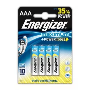 Energizer Baterie Maximum AAA LR03 4 sztuki - Baterie i akcesoria - miniaturka - grafika 4