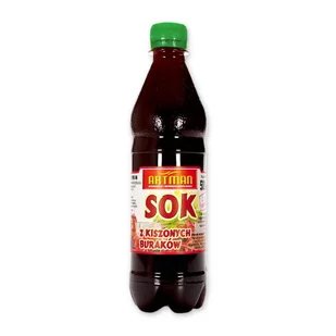 ZAKWAS Sok z buraków kiszonych buraka burak 500 ml 0,5 l ARTMAN - Soki i napoje niegazowane - miniaturka - grafika 1