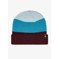 Czapki damskie - Czapka zimowa Smartwool Cantar Colorblock Beanie - eggplant plaid - miniaturka - grafika 1