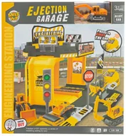 Samochody i pojazdy dla dzieci - ZESTAW POJAZDÓW BUDOWLANYCH ZNAKI KOPARKA 30 EL. - miniaturka - grafika 1