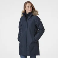 Płaszcze damskie - Damski Płaszcz ocieplany HELLY HANSEN W ADEN WINTER 53504_597 – Granatowy - miniaturka - grafika 1