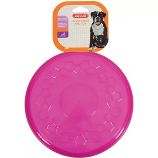 Zolux Zabawka TPR frisbee POP 23cm kol. różowy Dostawa GRATIS od 99 zł + super okazje - Zabawki dla psów - miniaturka - grafika 1