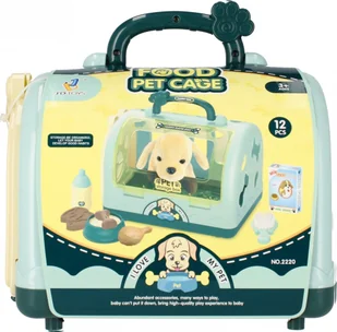 Transporter z Pieskiem z akcesoriami MEGA CREATIVE 501283 - Maskotki i pluszaki - miniaturka - grafika 1