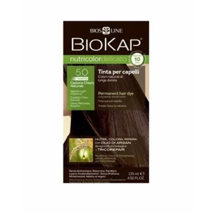 Biokap Nutricolor Delicato Rapid farba do włosów 5.0 naturalna jasnobrązowa - Farby do włosów i szampony koloryzujące - miniaturka - grafika 1